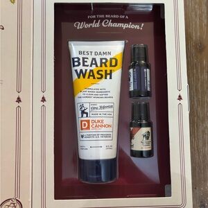 Duke Cannon Beard Wash and Oil Set